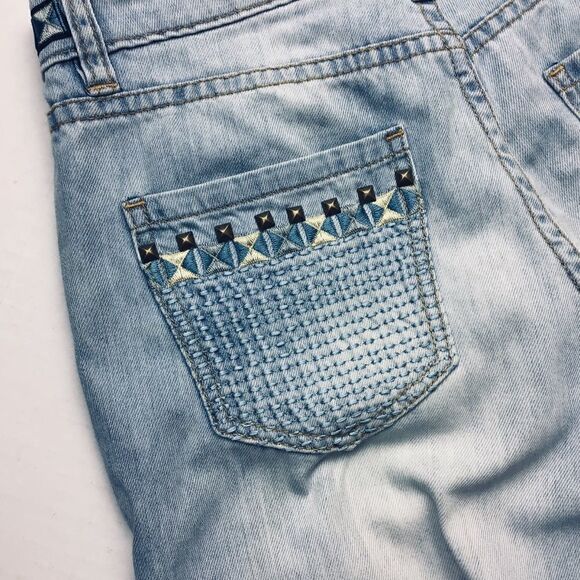 Desigual NWT Denim Jeans white wash Size 26 - Picture 8 of 9